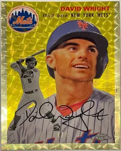 David Wright [Superfractor] #492 2023 Topps Chrome Platinum Anniversary Baseball