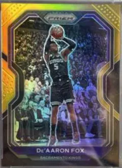 De'Aaron Fox [Black Gold Prizm] #13 2020 Panini Prizm Basketball