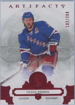 Derek Stepan [Ruby] #25 2017 Upper Deck Artifacts Hockey