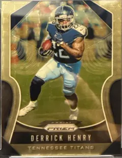 Derrick Henry [Gold Vinyl Prizm] #164 2019 Panini Prizm Football