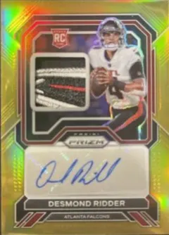 Desmond Ridder [Gold] #302 2022 Panini Prizm Football