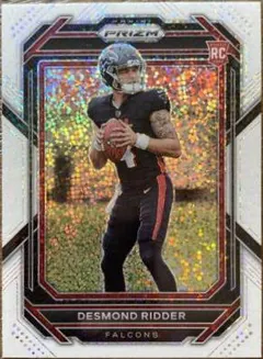 Desmond Ridder [White Sparkle] #302 2022 Panini Prizm Football