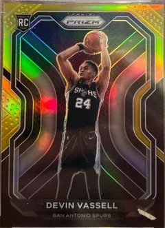 Devin Vassell [Black Gold Prizm] #252 2020 Panini Prizm Basketball