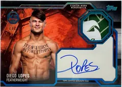 Diego Lopes [Platinum] #KAR-DL 2025 Topps Knockout Ufc Autograph Relic Ufc