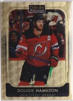 Dougie Hamilton [Gold] #177 2021 O Pee Chee Platinum Hockey