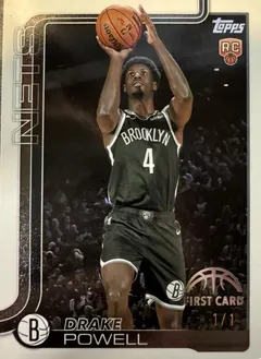 Drake Powell [First] #222 2025 Topps Basketball