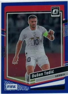 Dusan Tadic [Blue Optic] #49 2023 Panini Donruss Soccer