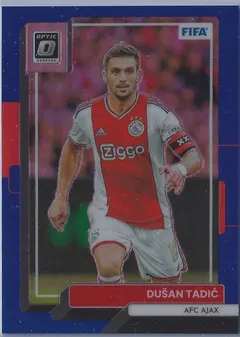 Dusan Tadic [Optic Blue] #139 2022 Panini Donruss Soccer