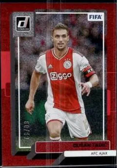 Dusan Tadic [Red] #139 2022 Panini Donruss Soccer