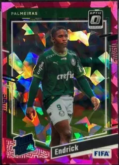 Endrick [Pink Ice Optic] #176 2023 Panini Donruss Soccer
