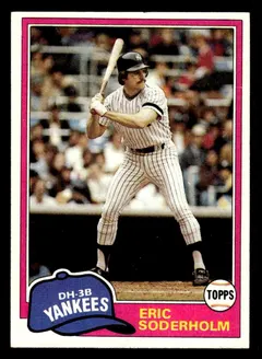 Eric Soderholm #383 1981 Topps Baseball
