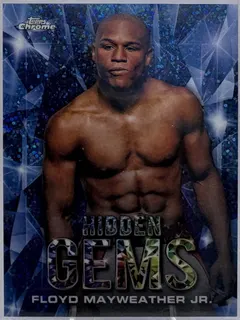 Floyd Mayweather Jr. #HG-3 2024 Topps Chrome Hidden Gems Boxing