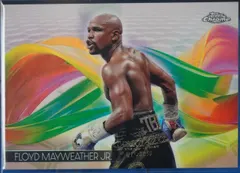 Floyd Mayweather Jr. #HX-1 2024 Topps Chrome Helix Boxing