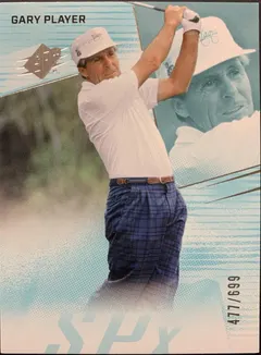Gary Player #SPX-14 2024 Upper Deck Portfolio Spx Golf