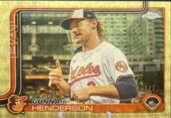 Gunnar Henderson [Superfractor Image Variation] #213 2025 Topps Chrome Baseball