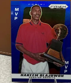 Hakeem Olajuwon [Blue] #297 2024 Panini Prizm Deca Basketball