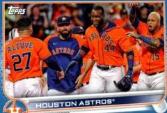 Houston Astros [Mini Blue] #136 2022 Topps Baseball