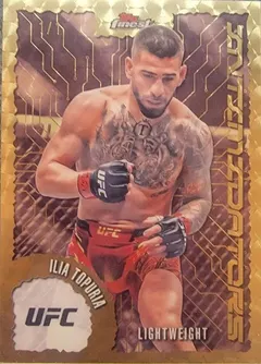 Ilia Topuria [Superfractor] #IT-3 2025 Topps Finest Ufc Intimidators Ufc