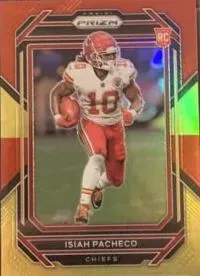Isiah Pacheco [Red Yellow] #352 2022 Panini Prizm Football