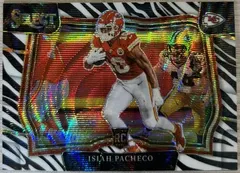 Isiah Pacheco [Zebra] #484 2022 Panini Select Football