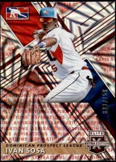 Ivan Sosa [Aspirations Red] #210 2019 Panini Elite Extra Edition Baseball
