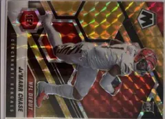 Ja'Marr Chase [Choice Black Gold Mosaic] #247 2021 Panini Mosaic Football