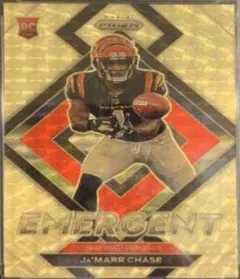 Ja'Marr Chase [Gold Vinyl Prizm] #337 2021 Panini Prizm Football