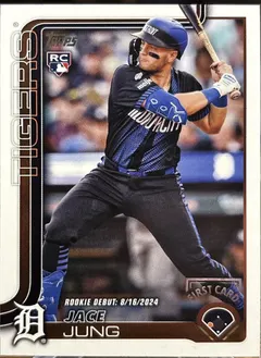 Jace Jung [First] #US93 2025 Topps Update Baseball
