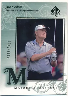 Jack Nicklaus #122 2002 Sp Authentic Golf
