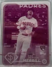 Jackson Merrill [Printing Plate] #US169 2024 Topps Update Baseball