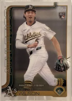 Jacob Wilson [Clear] #US180 2025 Topps Update Baseball