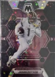 Jahan Dotson [No Huddle Black] #245 2023 Panini Mosaic Football