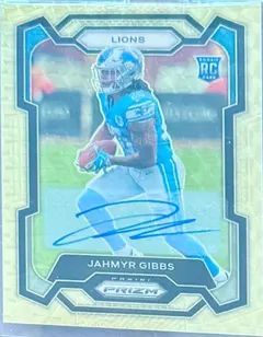 Jahmyr Gibbs [Autograph Gold Vinyl] #331 2023 Panini Prizm Football