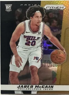 Jared McCain [Black Gold] #24 2024 Panini Prizm Deca Basketball