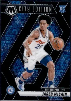 Jared McCain [Fast Break Black] #277 2024 Panini Mosaic Basketball