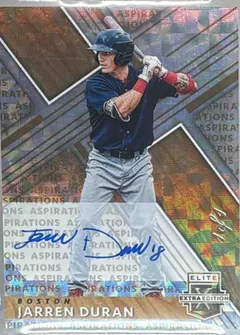 Jarren Duran [Autograph Aspirations Gold] #100 2019 Panini Elite Extra Edition Baseball