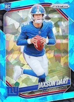 Jaxson Dart [Blue Ice] #332 2025 Panini Prizm Football
