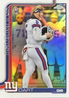 Jaxson Dart [White Image Variation] #306 2025 Topps Chrome Football