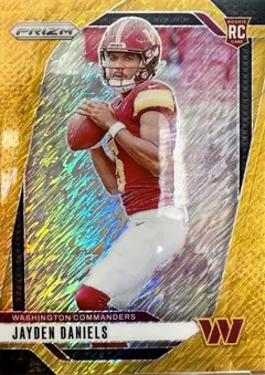Jayden Daniels [Gold Shimmer] #347 2024 Panini Prizm Football