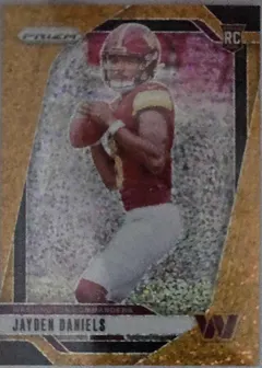 Jayden Daniels [Gold Sparkle] #347 2024 Panini Prizm Football