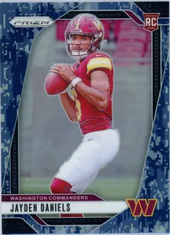Jayden Daniels [Navy Camo] #347 2024 Panini Prizm Football