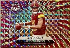 Jayden Daniels [Pink Swirl] #272 2024 Panini Mosaic Football
