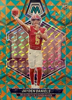Jayden Daniels [Tessellation] #302 2024 Panini Mosaic Football