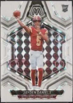 Jayden Daniels [White] #302 2024 Panini Mosaic Football