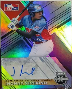 Jhonny Severino [Autograph] #209 2019 Panini Elite Extra Edition Baseball