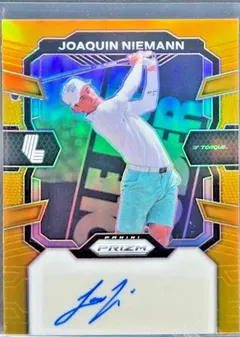 Joaquin Niemann [Gold] #SIG-GNI 2024 Panini Prizm Liv Signature Golf
