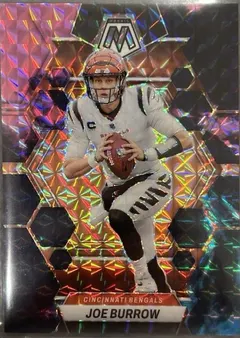 Joe Burrow [Choice Nebula] #40 2023 Panini Mosaic Football