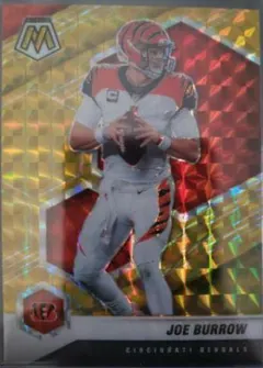 Joe Burrow [Gold Mosaic] #47 2021 Panini Mosaic Football