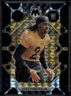 Joey Porter Jr. [Black] #335 2023 Panini Mosaic Football
