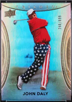 John Daly #7 2024 Upper Deck Portfolio Trilogy Golf